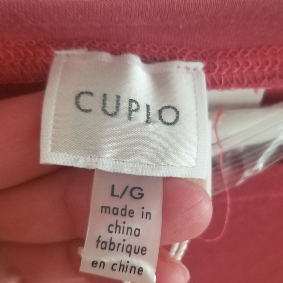 NWT Cupio Long Sleeve Shirt W/ Button Sleeves Sz L - Picture 3 of 4